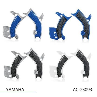 X-GRIP フレームガード ホワイト/ブラック YZ250F/FX等