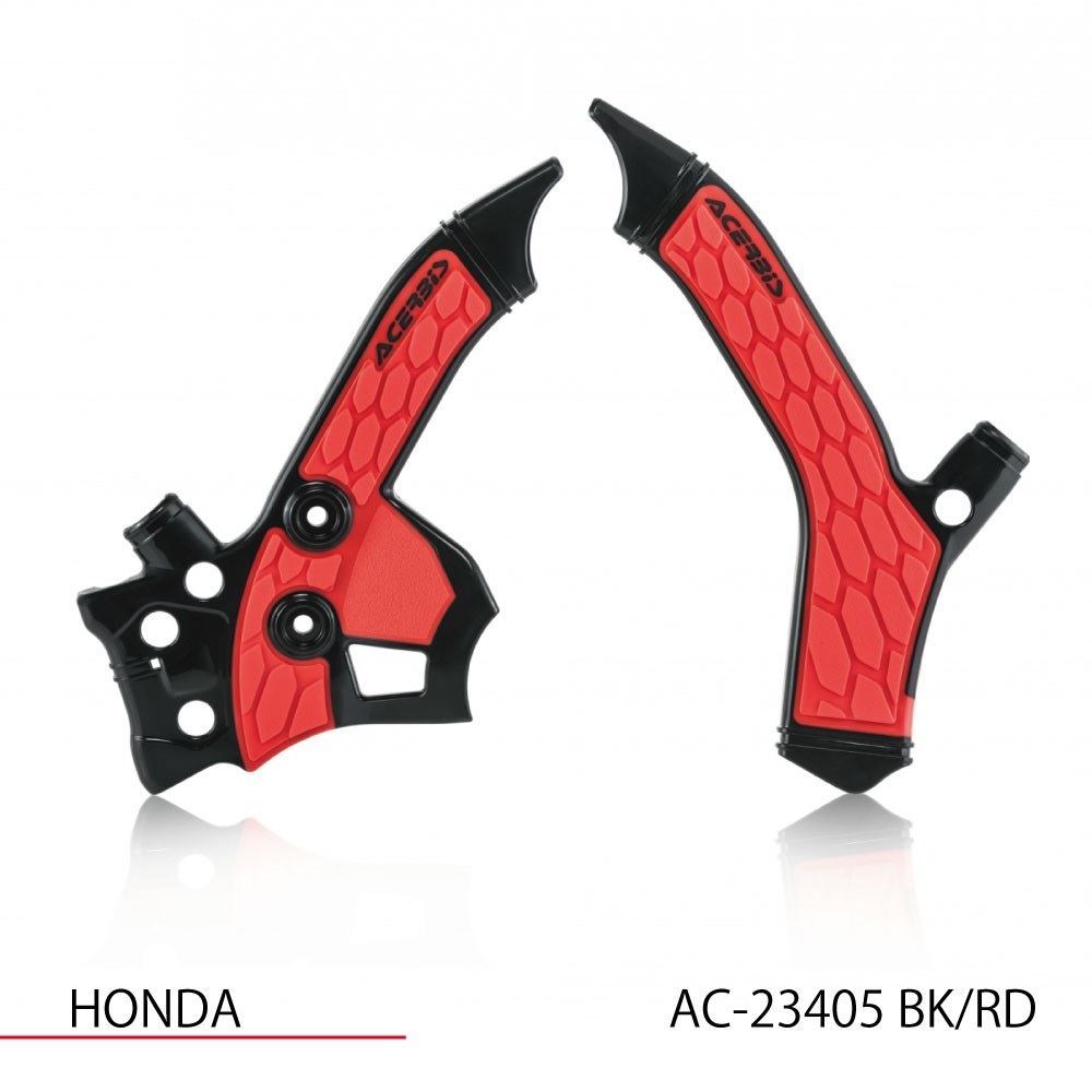 X-GRIP フレームガード ブラック/レッド CRF 250L/M ラリー