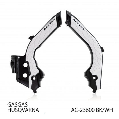 X-GRIP フレームガード ブラック/ホワイト FC250/350/450等