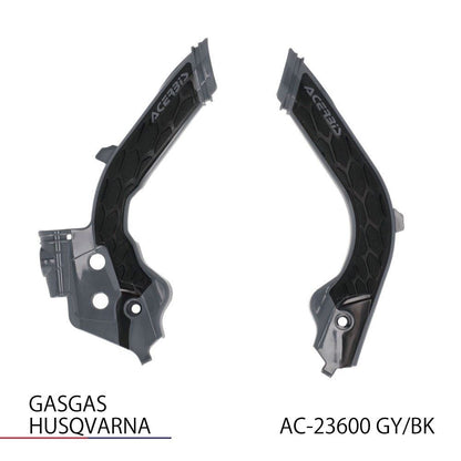 X-GRIP フレームガード グレー/ブラック FC250/350/450等