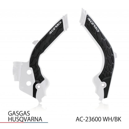 X-GRIP フレームガード ホワイト/ブラック FC250/350/450等