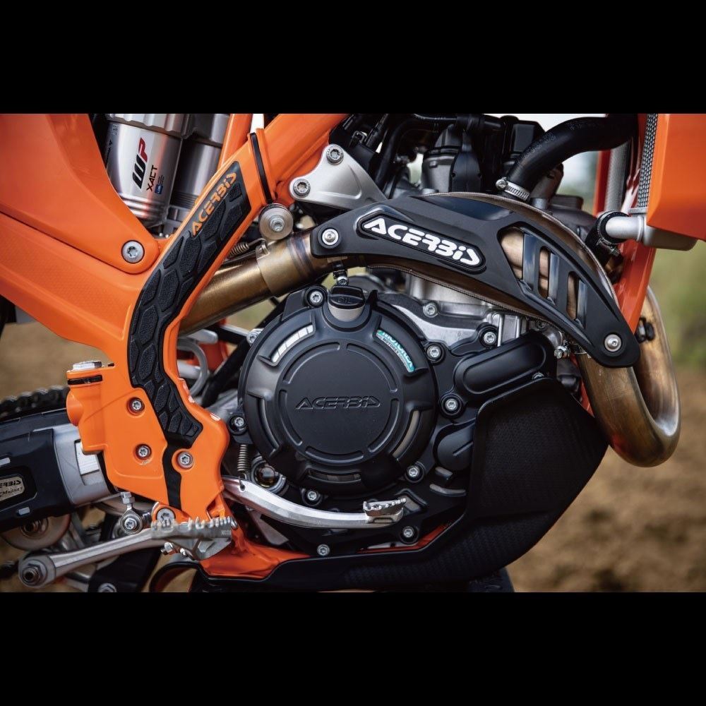 X-GRIP フレームガード ブラック/オレンジ EXC EXC-F XC-W XCF-W