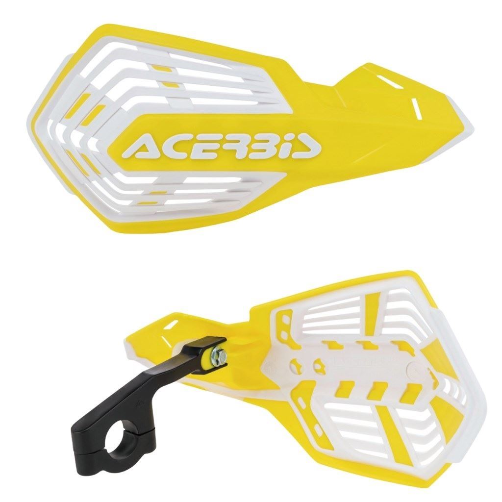 X-FUTURE Handguards Yellow/White φ22.2mm