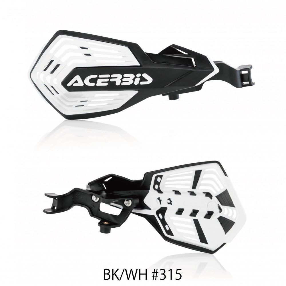 K-FUTURE Handguards Black/White for EXC 250/350 EXC-F, etc.