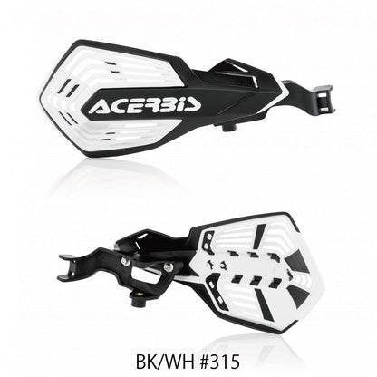 K-FUTURE Handguards Black/White for EXC 250/350 EXC-F, etc.