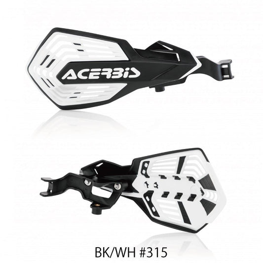 K-FUTURE Handguards Black/White for EXC 250/350 EXC-F, etc.