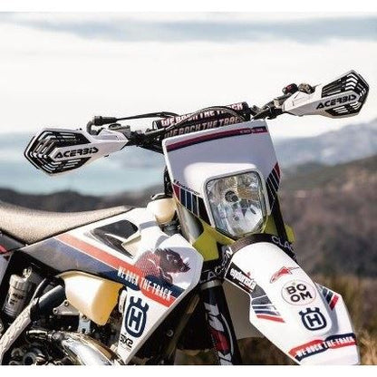 K-FUTURE Handguards Black/White for EXC 250/350 EXC-F, etc.
