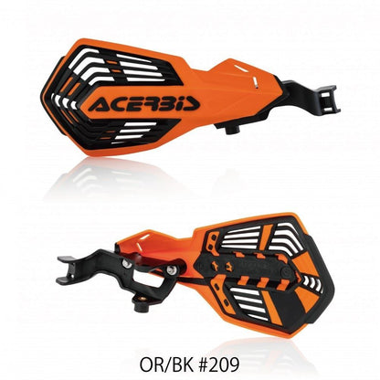 K-FUTURE Handguards Orange/Black for EXC 250/350 EXC-F, etc.