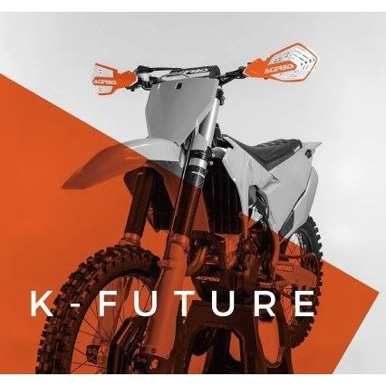 K-FUTURE Handguards Orange/Black for EXC 250/350 EXC-F, etc.