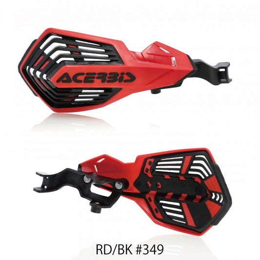 K-FUTURE Handguards Red/Black EXC 250/350 EXC-F etc.
