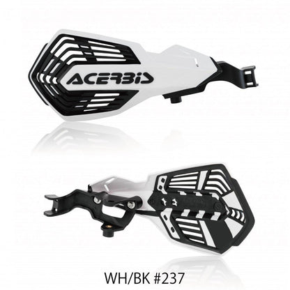 K-FUTURE Handguards White/Black for EXC 250/350, EXC-F, etc.