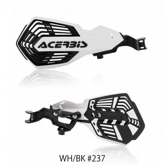 K-FUTURE Handguards White/Black for EXC 250/350, EXC-F, etc.