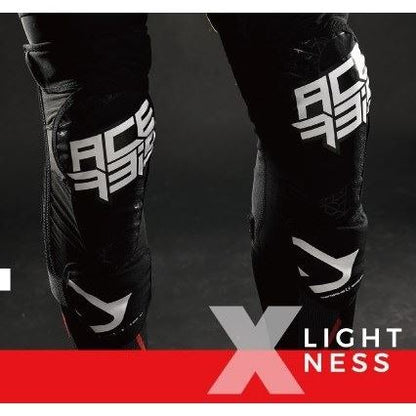 X-ZIP ニーガード ブラック フリーサイズ