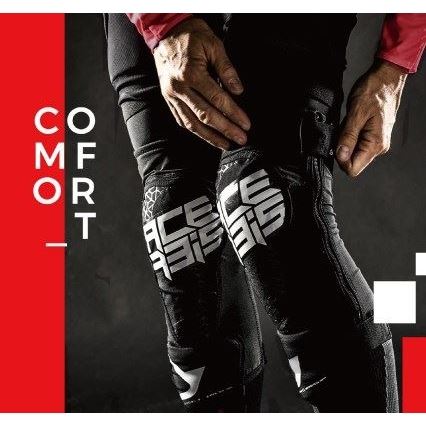 X-ZIP ニーガード ブラック フリーサイズ