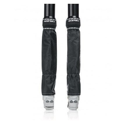 Z-MUD Fork Gaiters Black, Total length approx. 350mm / Fork diameter 46-49mm, Left and Right Set