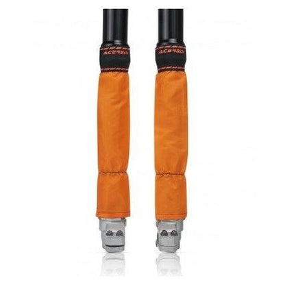 Z-MUD フォークゲイター オレンジ 全長約350mm/フォーク径46～49mm 左右セット