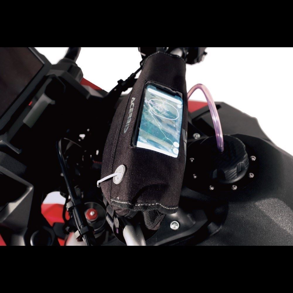 MANUハンドルバーツールバッグ ブラック/グレー 容量2.5L