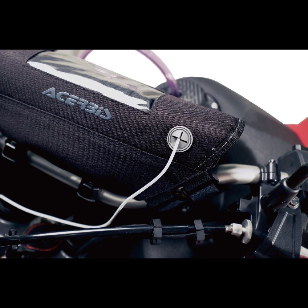 MANUハンドルバーツールバッグ ブラック/グレー 容量2.5L