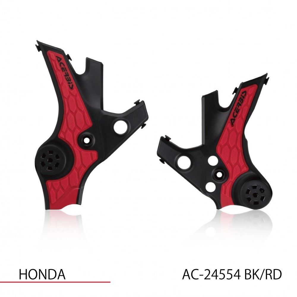 X-GRIP フレームガード ブラック/レッド アフリカツイン1100L アドベンチャースポーツ