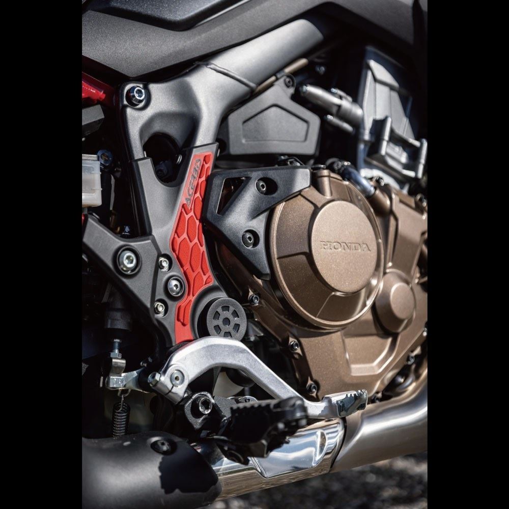X-GRIP フレームガード ブラック/レッド アフリカツイン1100L アドベンチャースポーツ