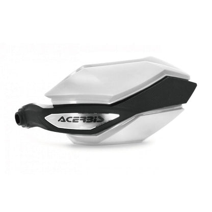 ARGON Handguards White/Black Inner diameter 13.6-16mm Bar end through type For BMW, Multistrada, V-Strom, etc. Left and right set