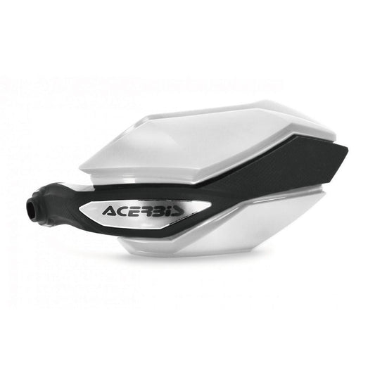 ARGON Handguards White/Black Inner diameter 13.6-16mm Bar end through type For BMW, Multistrada, V-Strom, etc. Left and right set