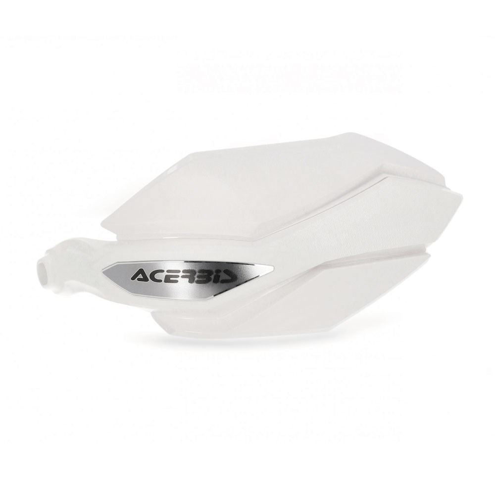 ARGON Handguards White, inner diameter 13.6-16mm, bar-end through-type, for BMW, Multistrada, V-Strom, etc. (left and right set)