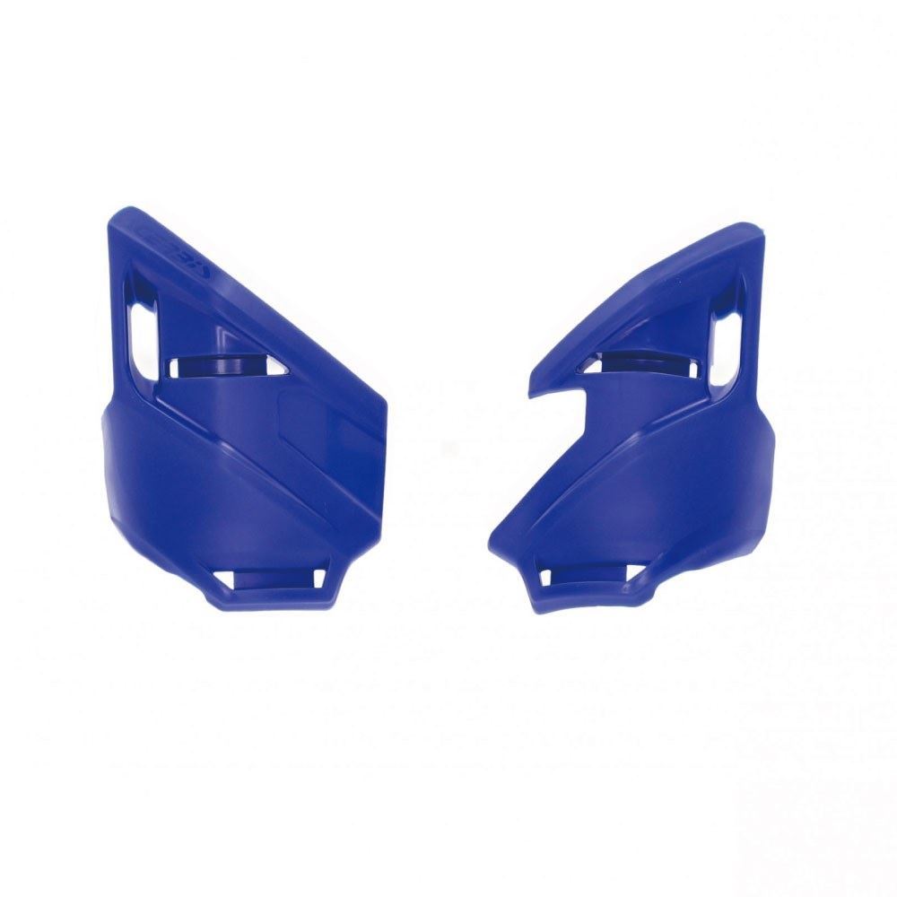 F-ROCK LOWER トリプルクランプカバー ブルー 汎用 左右セット