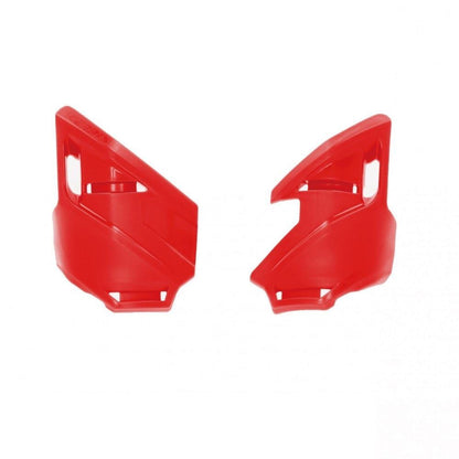 F-ROCK LOWER トリプルクランプカバー レッド 汎用 左右セット