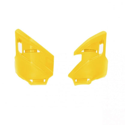 F-ROCK LOWER トリプルクランプカバー イエロー 汎用 左右セット