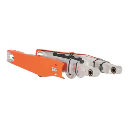 スイングアームプロテクション シルバー/オレンジ SX-F FC FE FX等