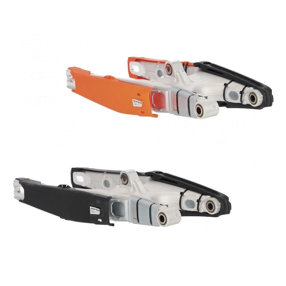 スイングアームプロテクション シルバー/オレンジ EXC EXC-F XC-W XCF-W