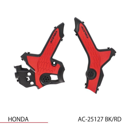 X-GRIP フレームガード ブラック/レッド CRF250L ラリー