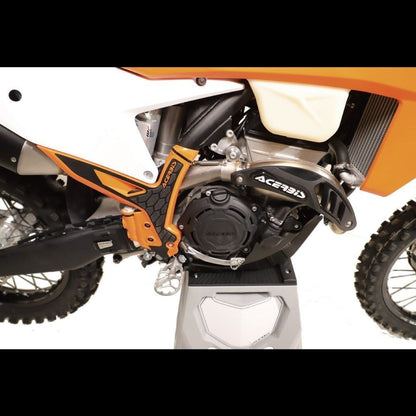 X-GRIP フレームガード オレンジ/ブラック EXC XC-W SX(F)等