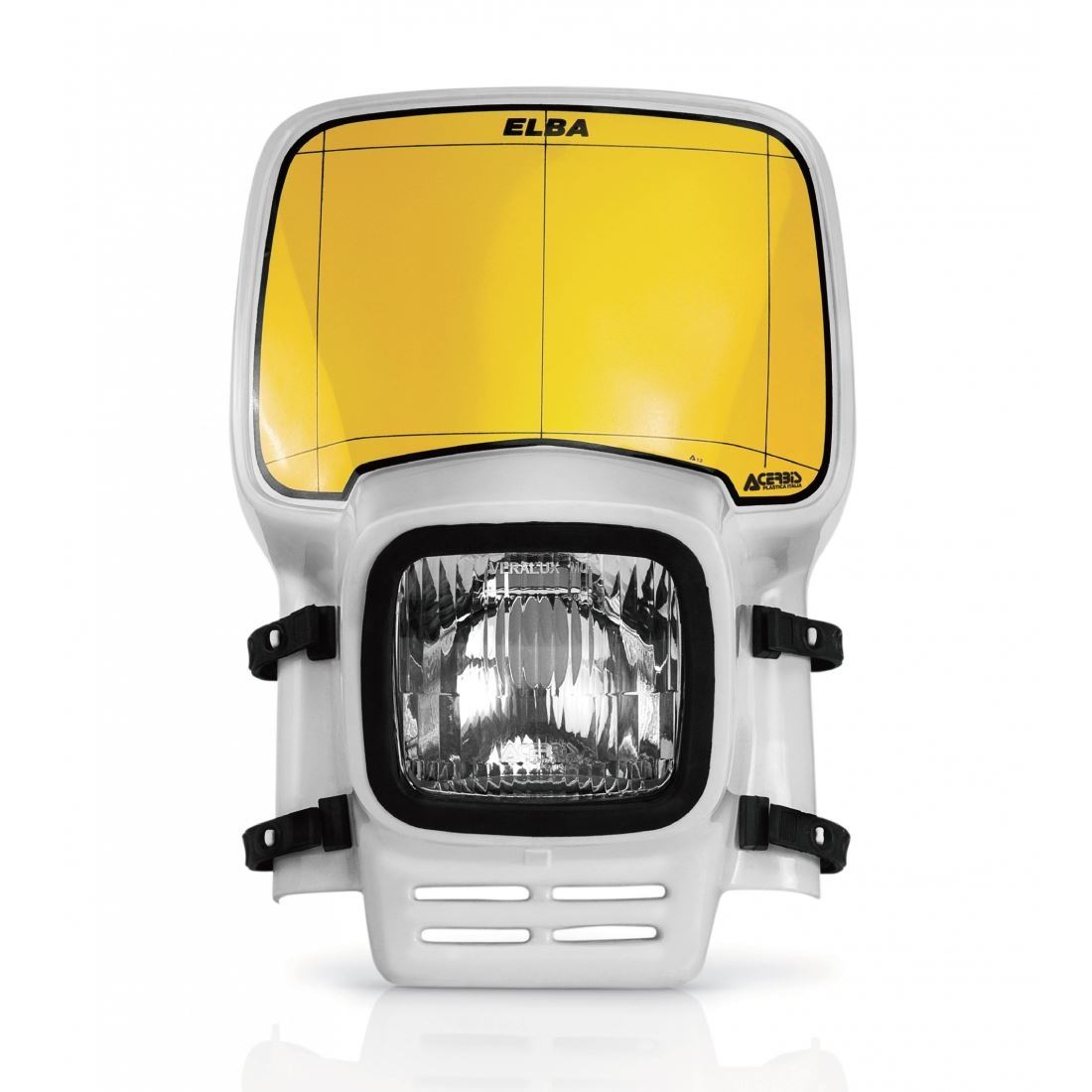 ELBAヘッドライト ホワイト 汎用
