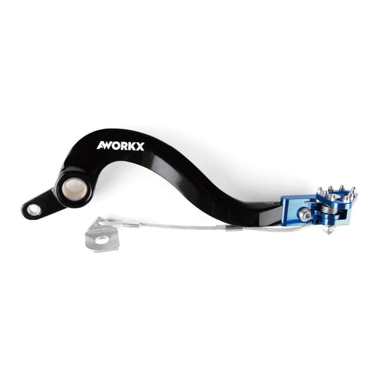 リア 鍛造フットブレーキレバー ブラック/ブルー YZ450F WR450F