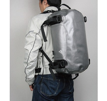 GE1103 ダッフルボストン 完全防水バッグ グレー