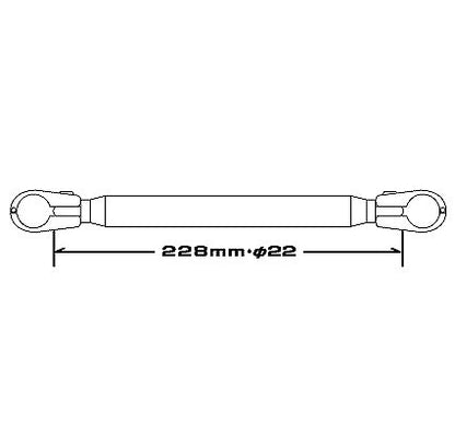 マルチマウントブレース 22φゴールド