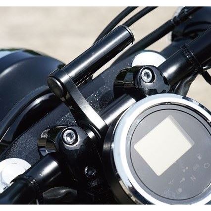 アクセサリーマウント シングル ブラック φ20〜φ28.6mm