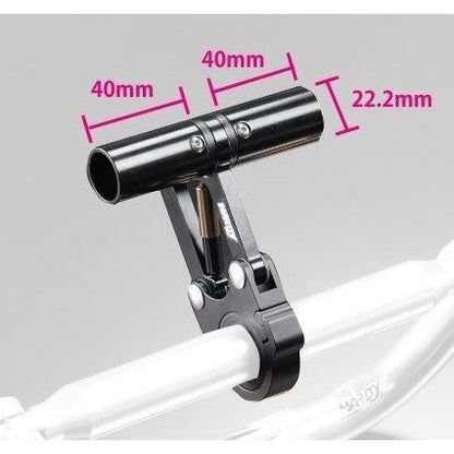 サスペンション アクセサリーマウント ブラック φ20〜φ28.6mm