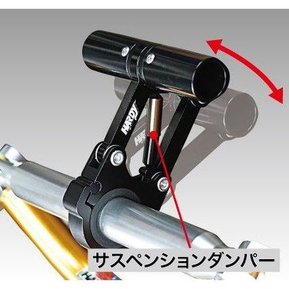 サスペンション アクセサリーマウント ブラック φ20〜φ28.6mm