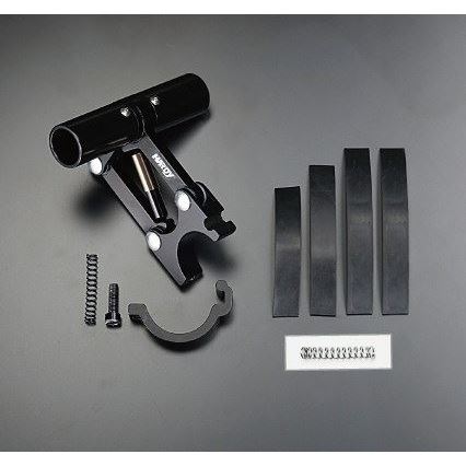 サスペンション アクセサリーマウント ブラック φ20〜φ28.6mm