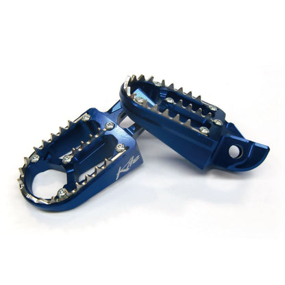 MX-EN フットペグ ブルー KTM ハスクバーナ ガスガス