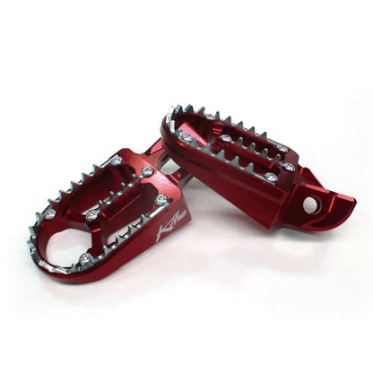 MX-EN フットペグ レッド KTM ハスクバーナ ガスガス