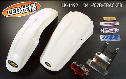 モタードアウターキット LED -93CRM25 ブラック ミニキャッツ レッドレンズ