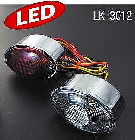 LEDテールランプ ミニキャッツアイ クリア