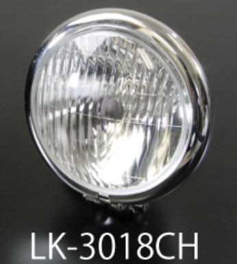 ベーツライト4.5インチ 12V35W メッキ H4バルブ