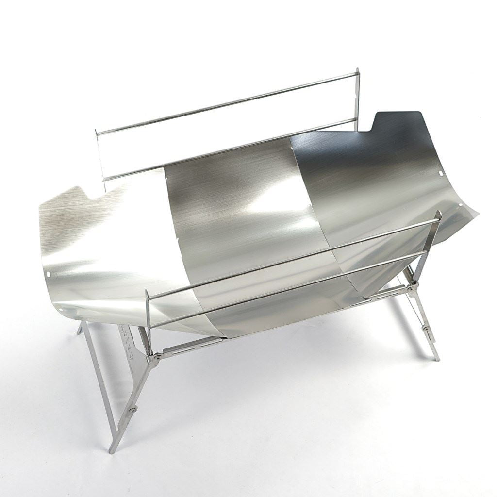 Grill 3-Piece Firebed Panel, Silver, 250mm Depth x 470mm Width