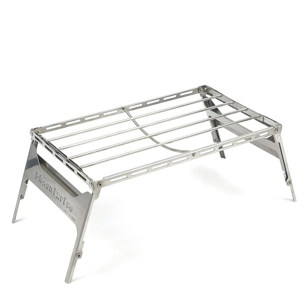 Grill, 2 Burner Plates, Silver, Height 283-333 x Depth 265 x Width 400-437mm