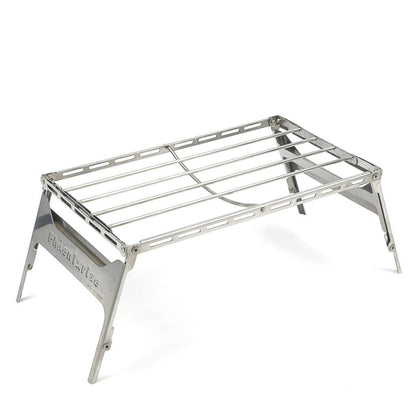 Grill, 2 Burner Plates, Silver, Height 283-333 x Depth 265 x Width 400-437mm